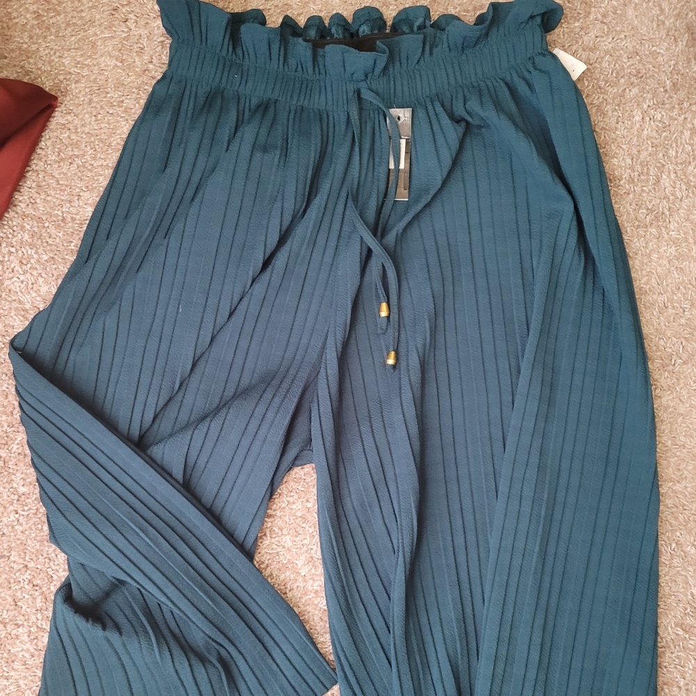 Pleated gauchos